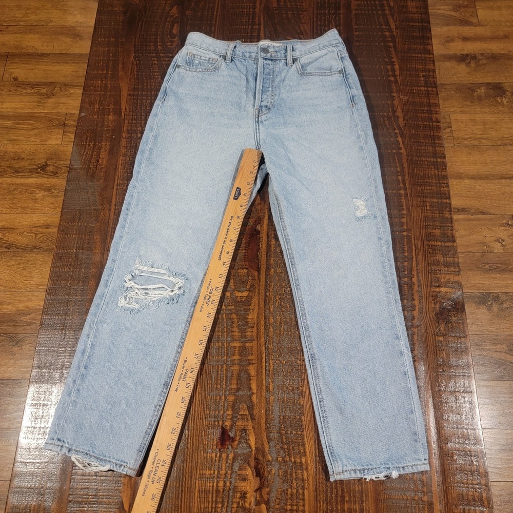 Hidden Jeans Tracey High Rise Straight Crop Jeans Wash Blue Women's Size 25‎